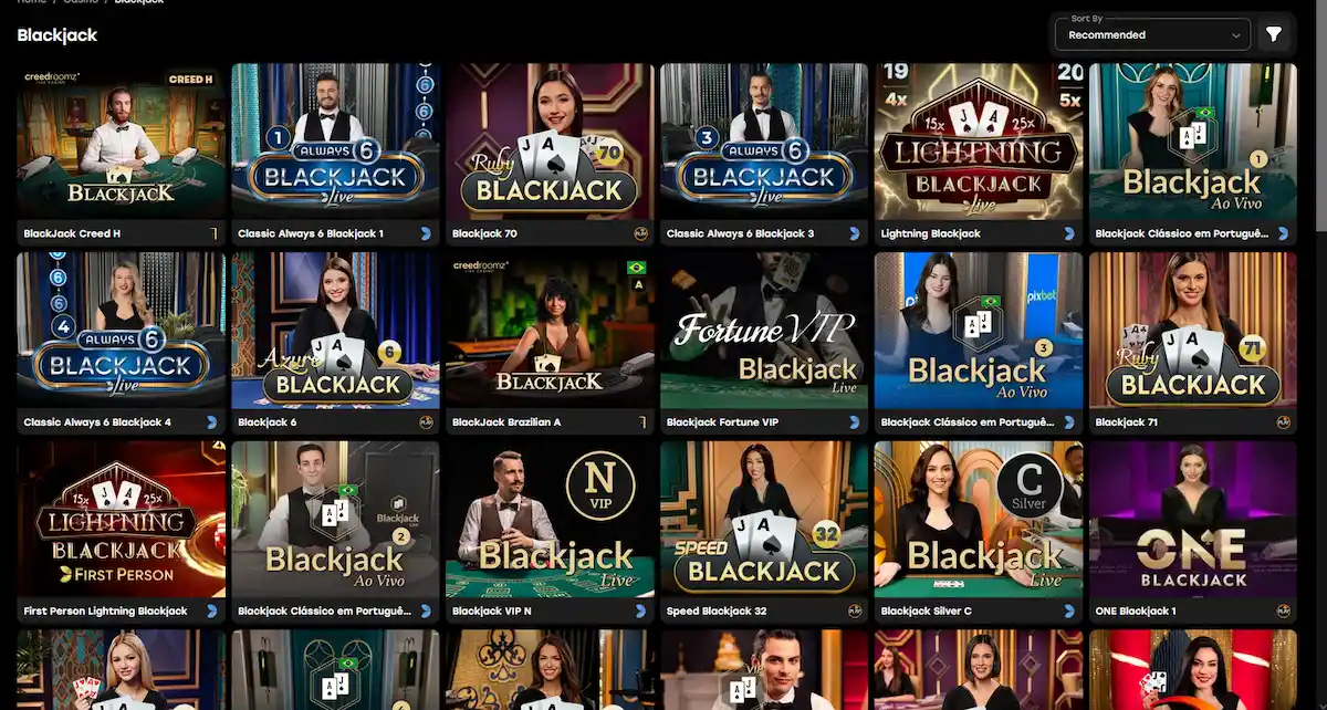 Fairspin Live Blackjack – Lightning Blackjack s multiplikátory od Evolution Gaming